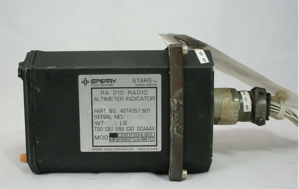 BTSTC ARINC 600 Mount 28 VDC Aircraft Altimeter 2,5 lbs Gewicht 1 voet Resolutie